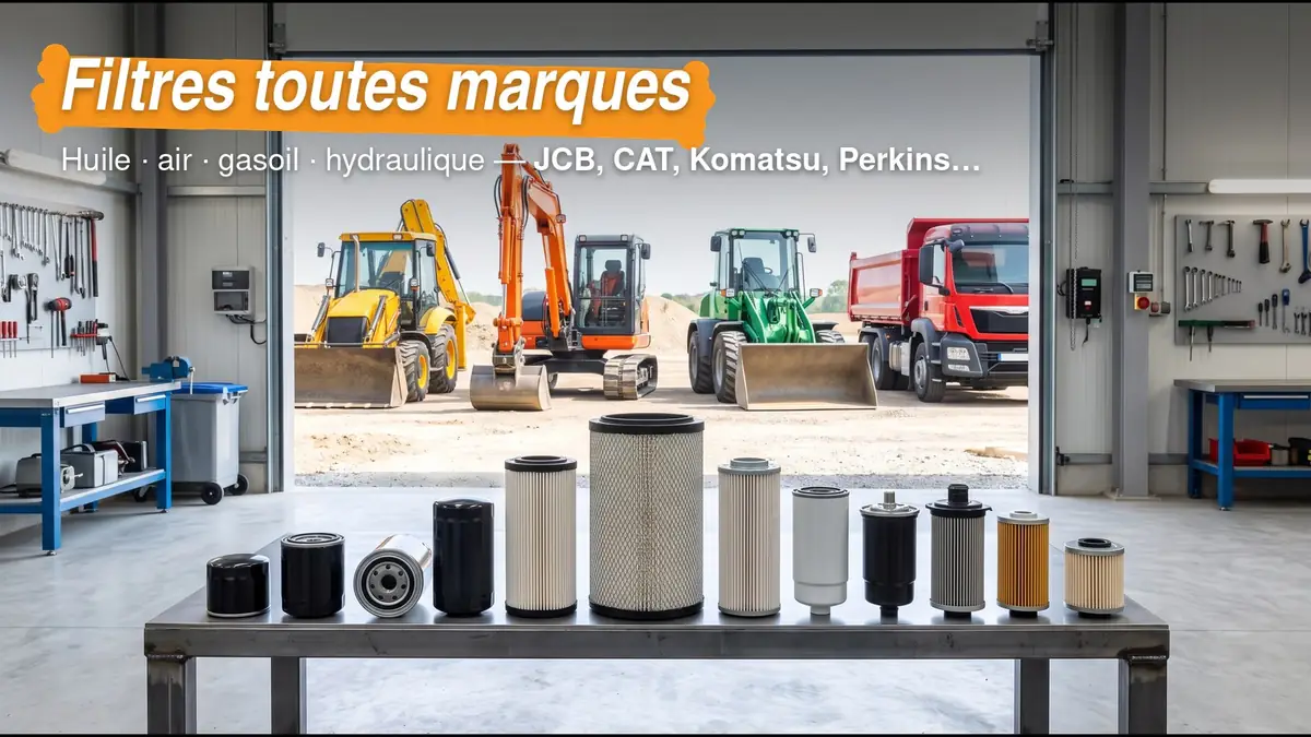 Filtres toutes marques pour engins TP - Central Parts