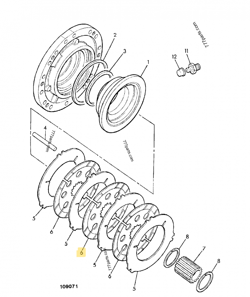 Friction compatible pour JCB 2
