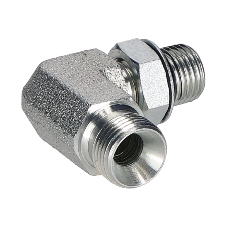 Raccord coude m/m compatible pour JCB 2
