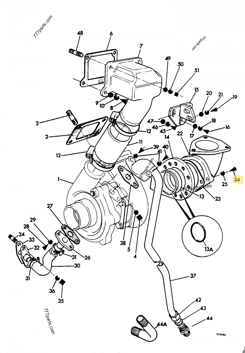 Vis 3/8 unf compatible pour JCB 2