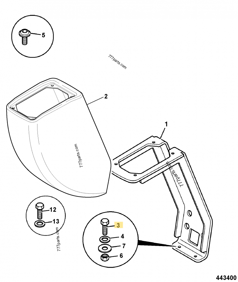 Vis m6x16 compatible pour JCB 5