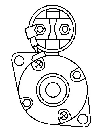 Demarreur compatible pour JCB 4