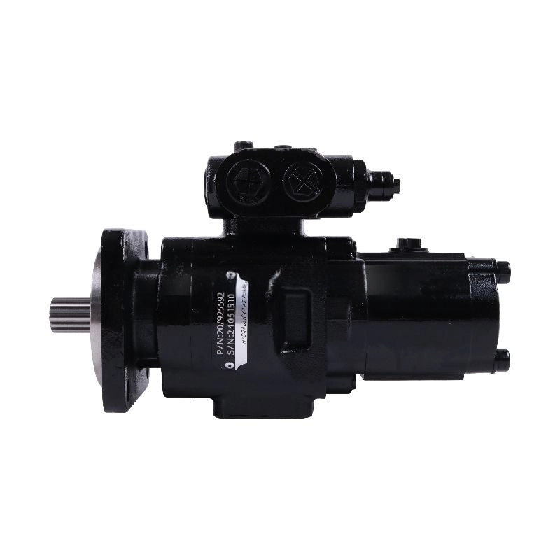 Pompe hydraulique 2 corps compatible pour JCB 4