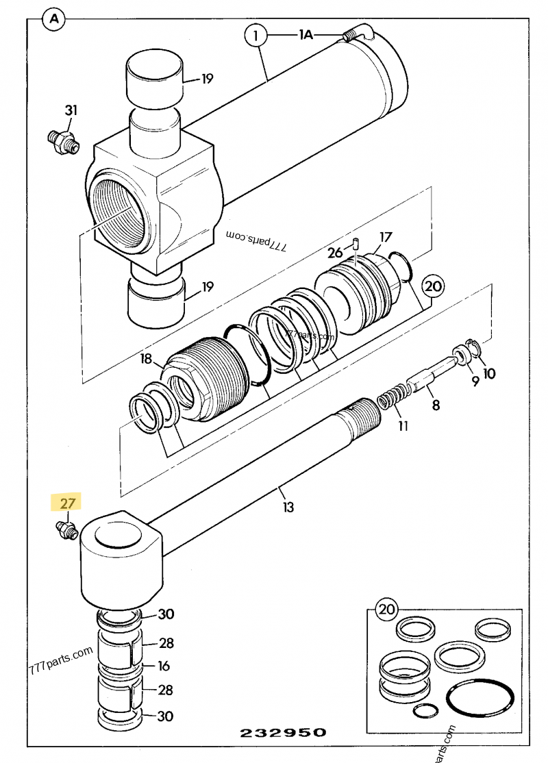 Graisseur coude 45° compatible pour JCB 2