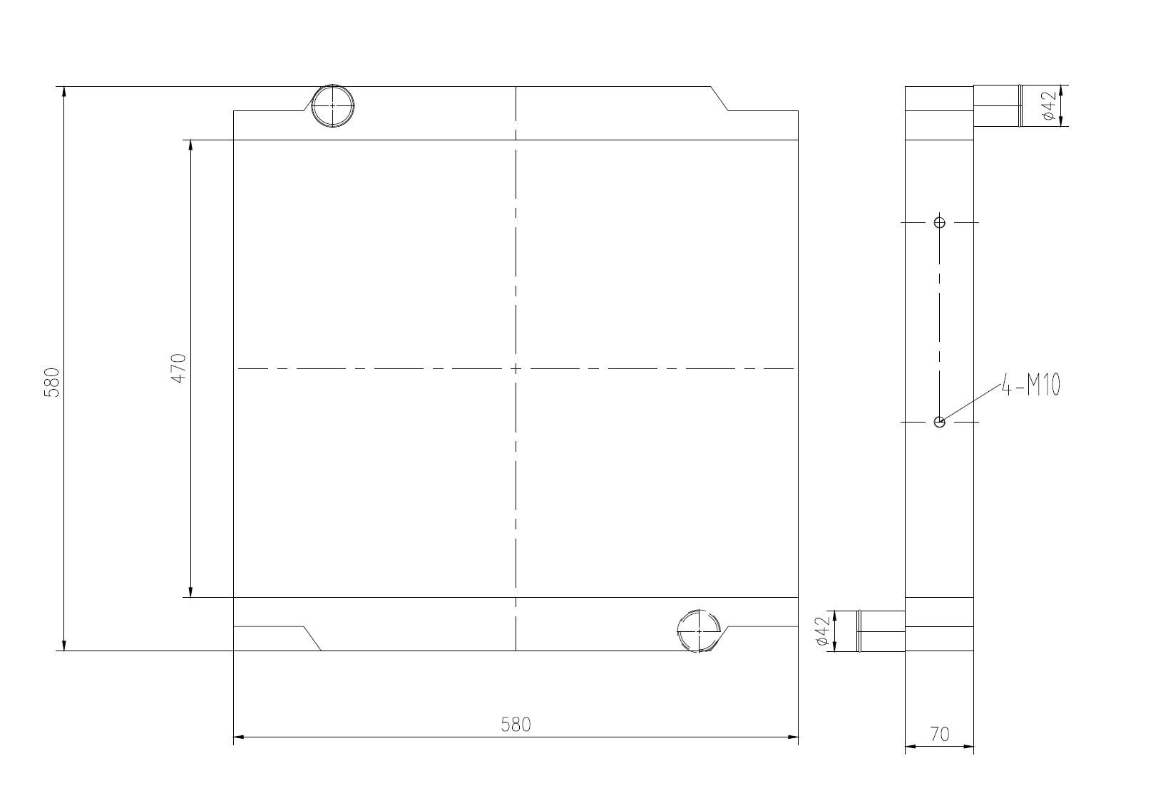 Radiateur eau compatible pour JCB 2