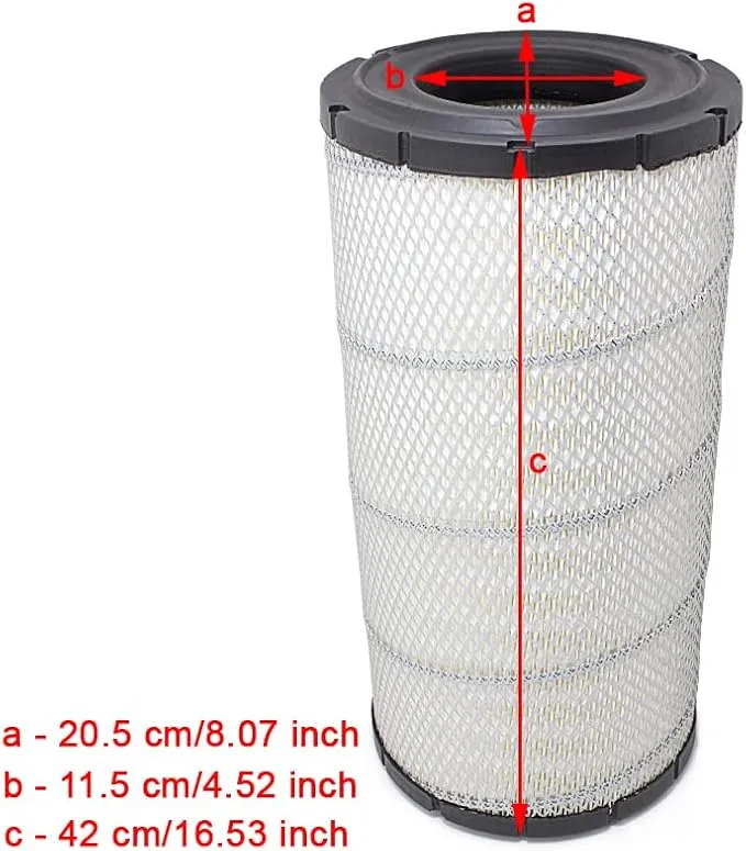 Filtre air compatible pour Perkins, pour Caterpillar, pour Case 2