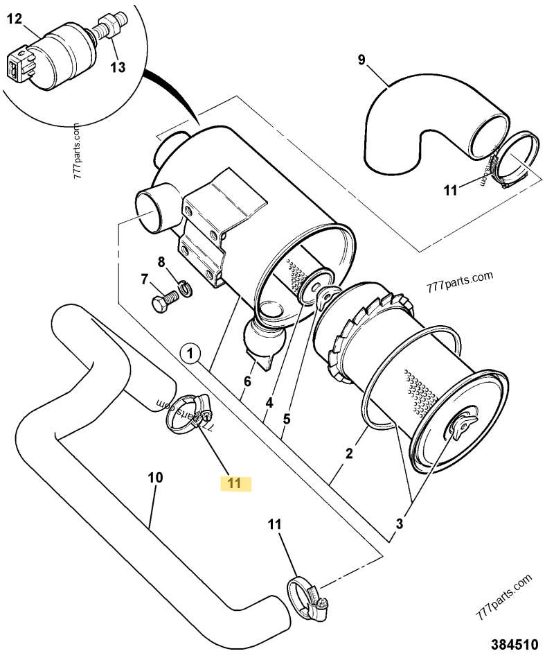 Collier compatible pour JCB 2
