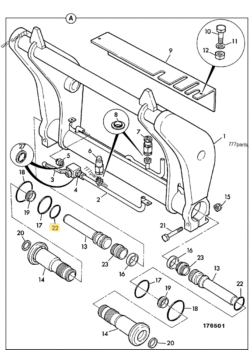 Joint torique compatible pour JCB 2