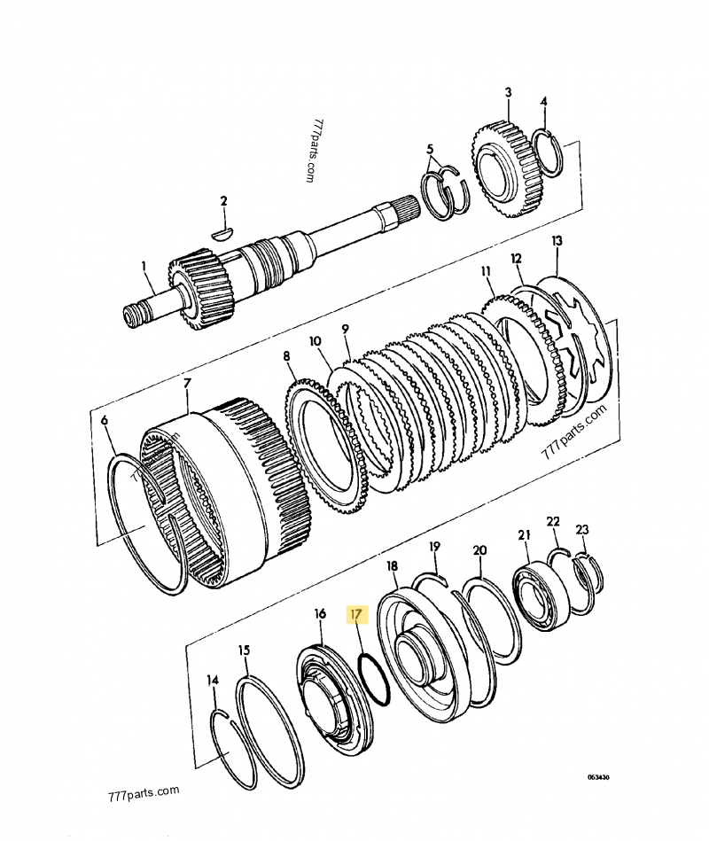 Joint torique compatible pour JCB 4