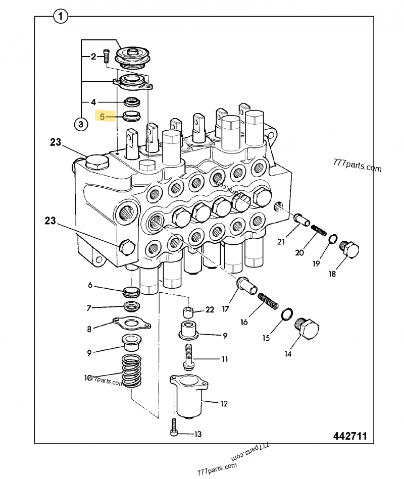 Joint distributeur compatible pour JCB 2