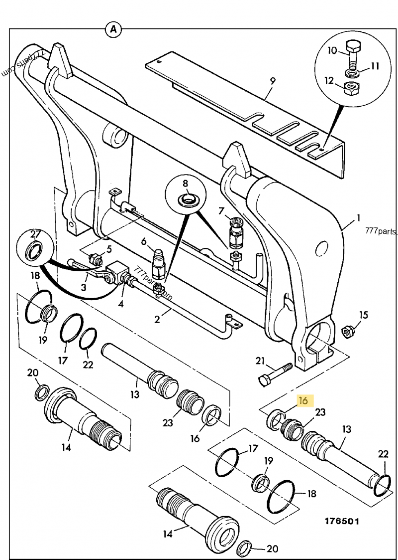 Segment compatible pour JCB 2