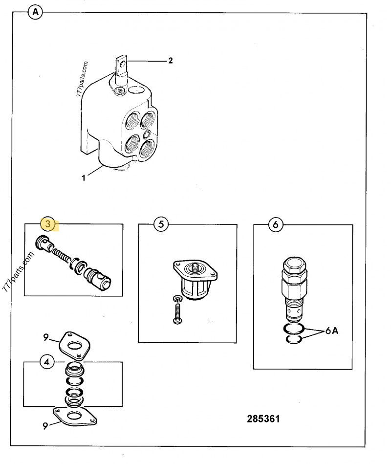 Joint torique compatible pour JCB 5