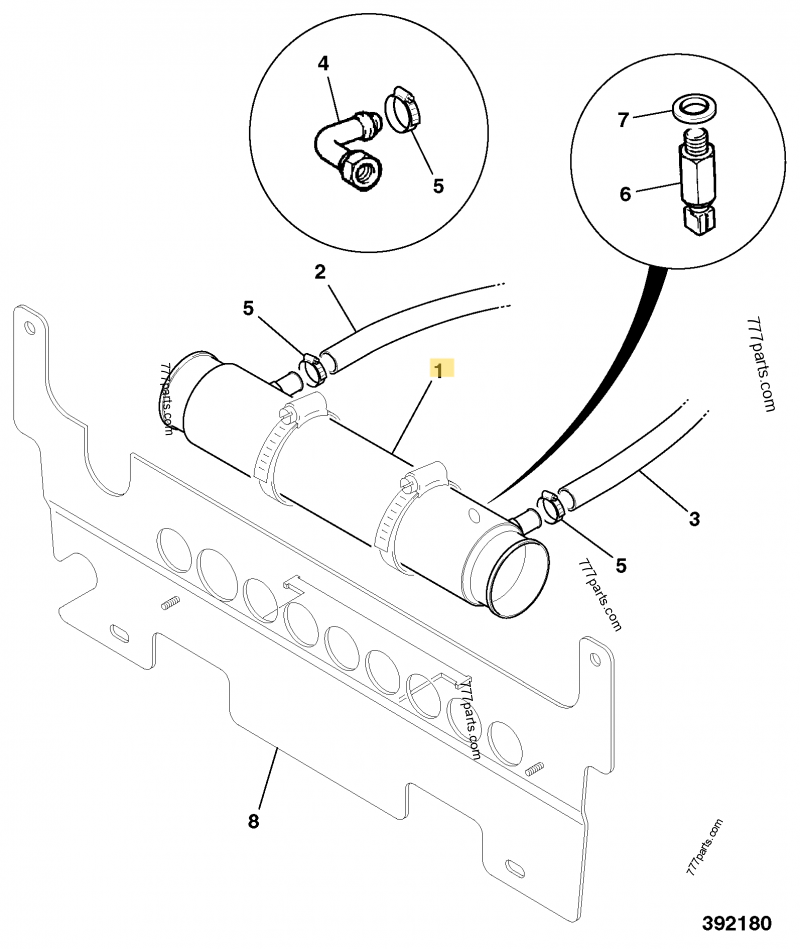 Refroidisseur huile transmission compatible pour JCB 3