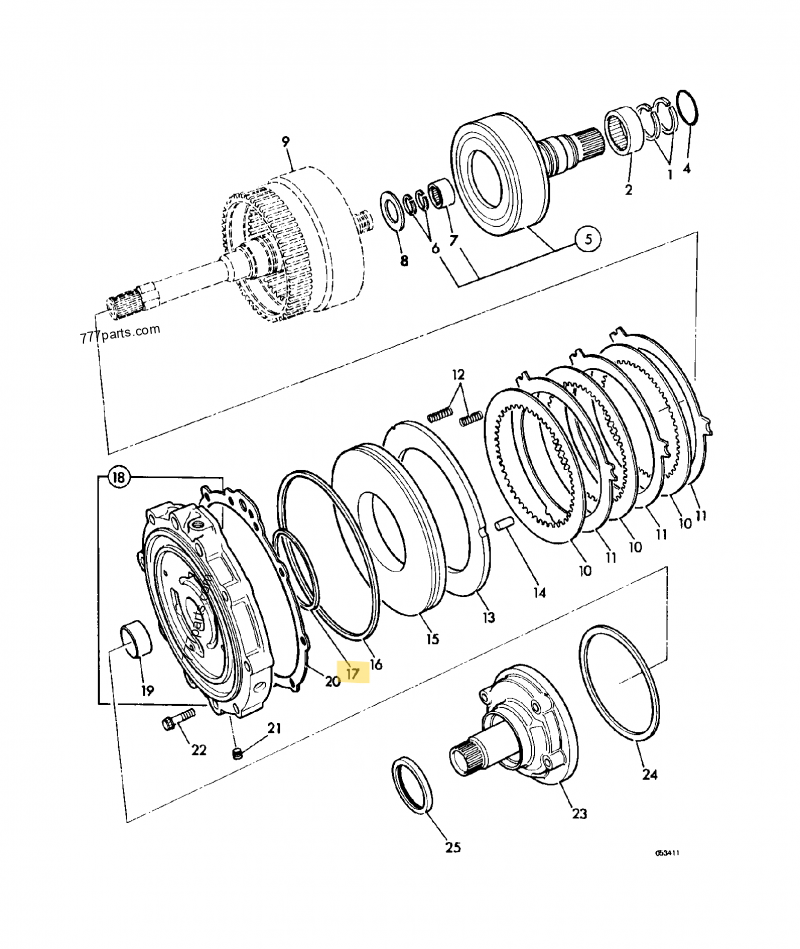 Joint compatible pour JCB 2