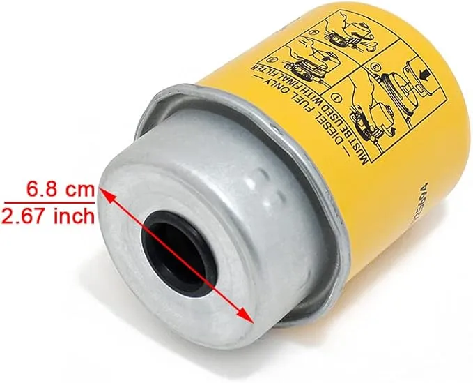 Prefiltre gasoil compatible pour Perkins, pour Volvo, pour Liebherr 3