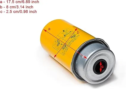 Prefiltre gasoil compatible pour Caterpillar, pour Volvo, pour Doosan 3