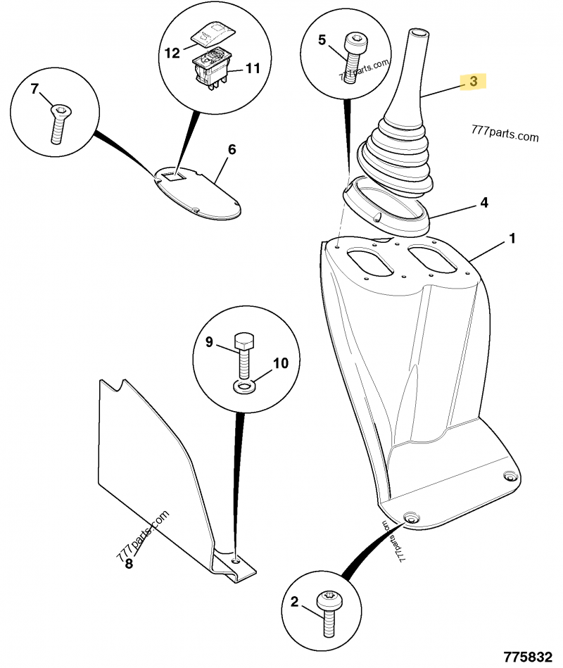 Soufflet compatible pour JCB 2