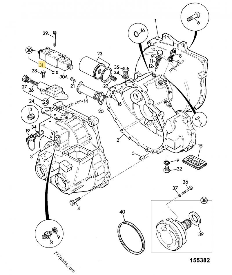 Kit de joints compatible pour JCB 2