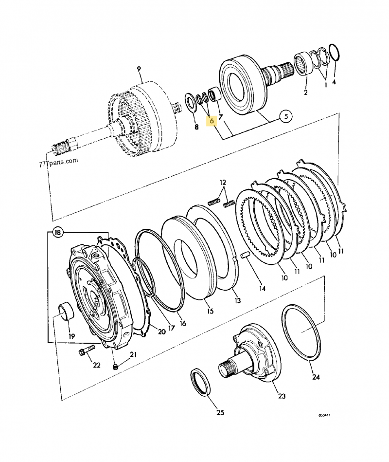 Segment compatible pour JCB 5