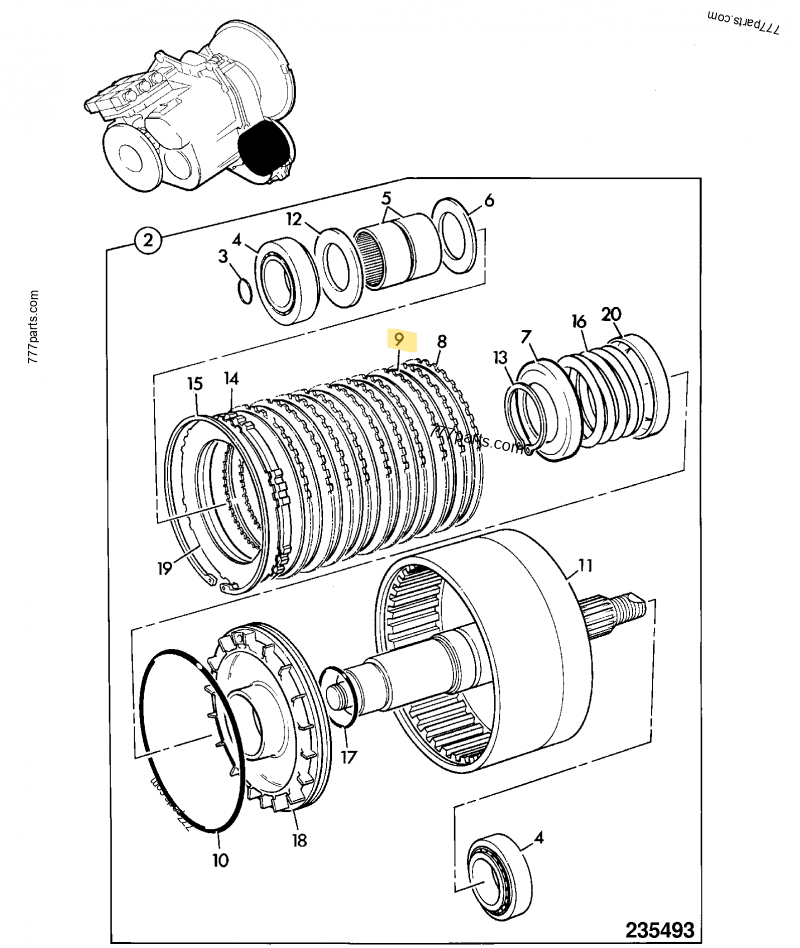 Friction compatible pour JCB 3