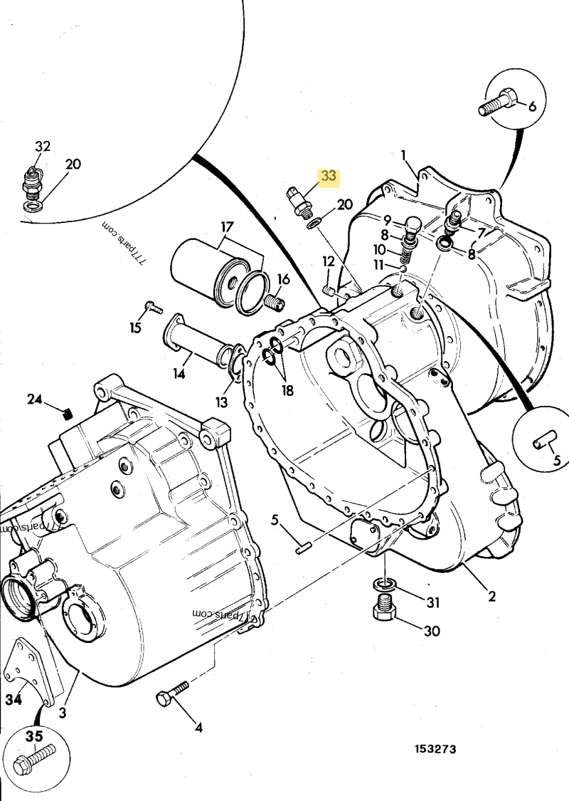 Sonde température tc compatible pour JCB 6