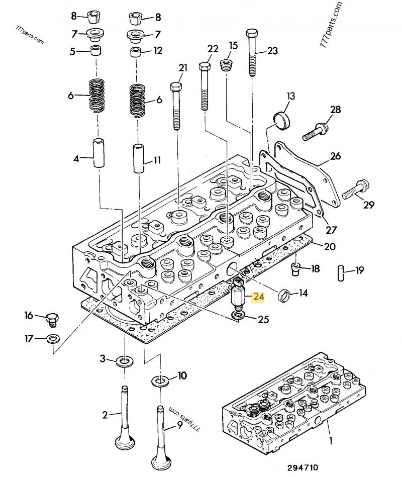 Contacteur température eau compatible pour JCB 3