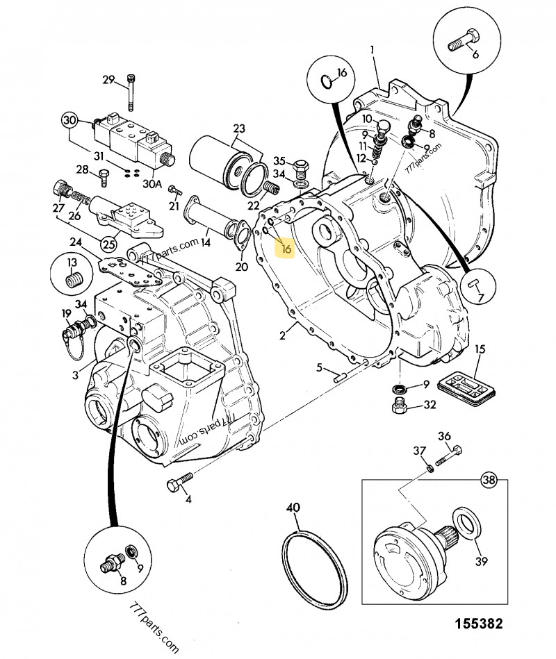 Joint torique compatible pour JCB 2
