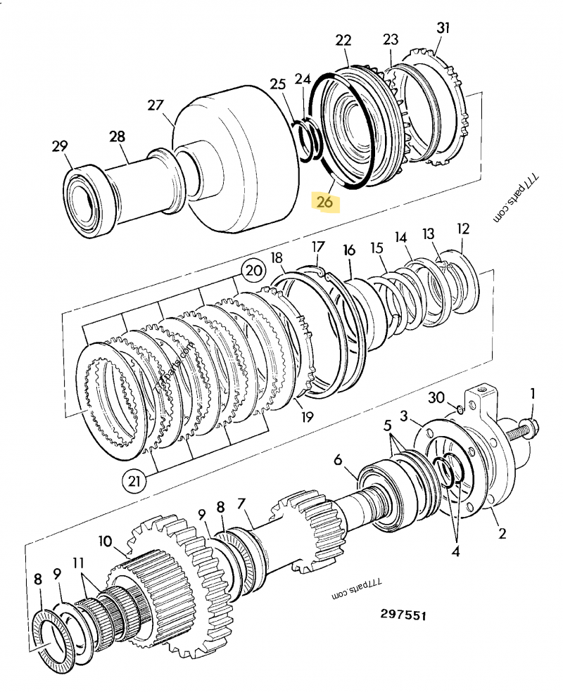 Joint torique compatible pour JCB 2