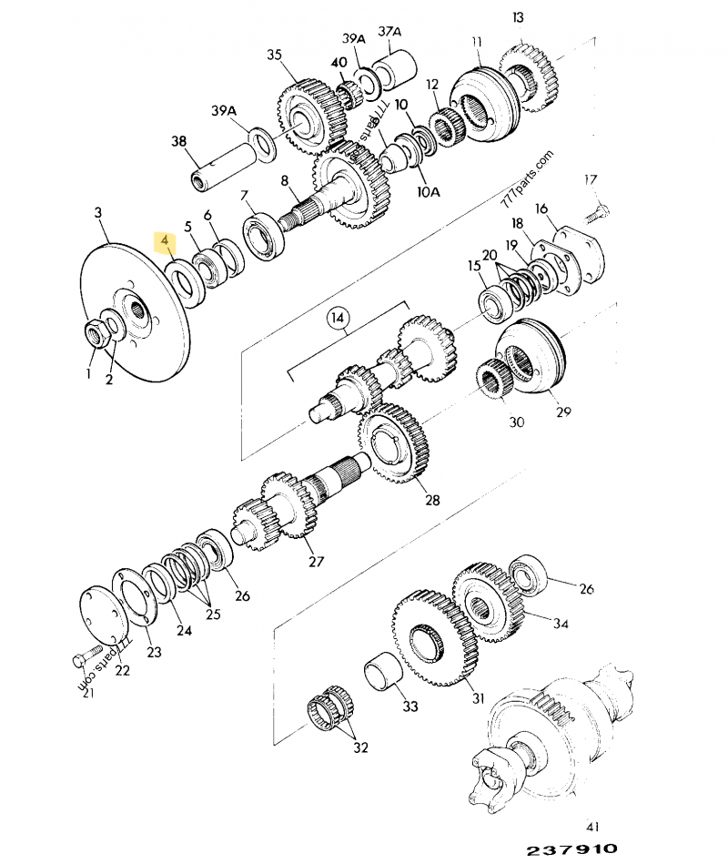Joint spi 55x90x8/16 compatible pour JCB 3