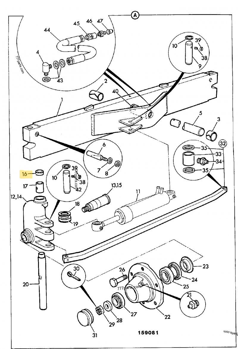 Joint spi compatible pour JCB 2