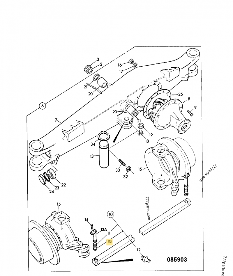 Joint racleur compatible pour JCB 3