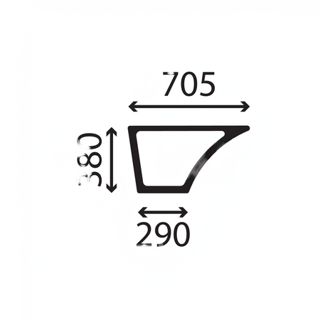 [CP-02920] Vitre inferieure porte g compatible pour JCB