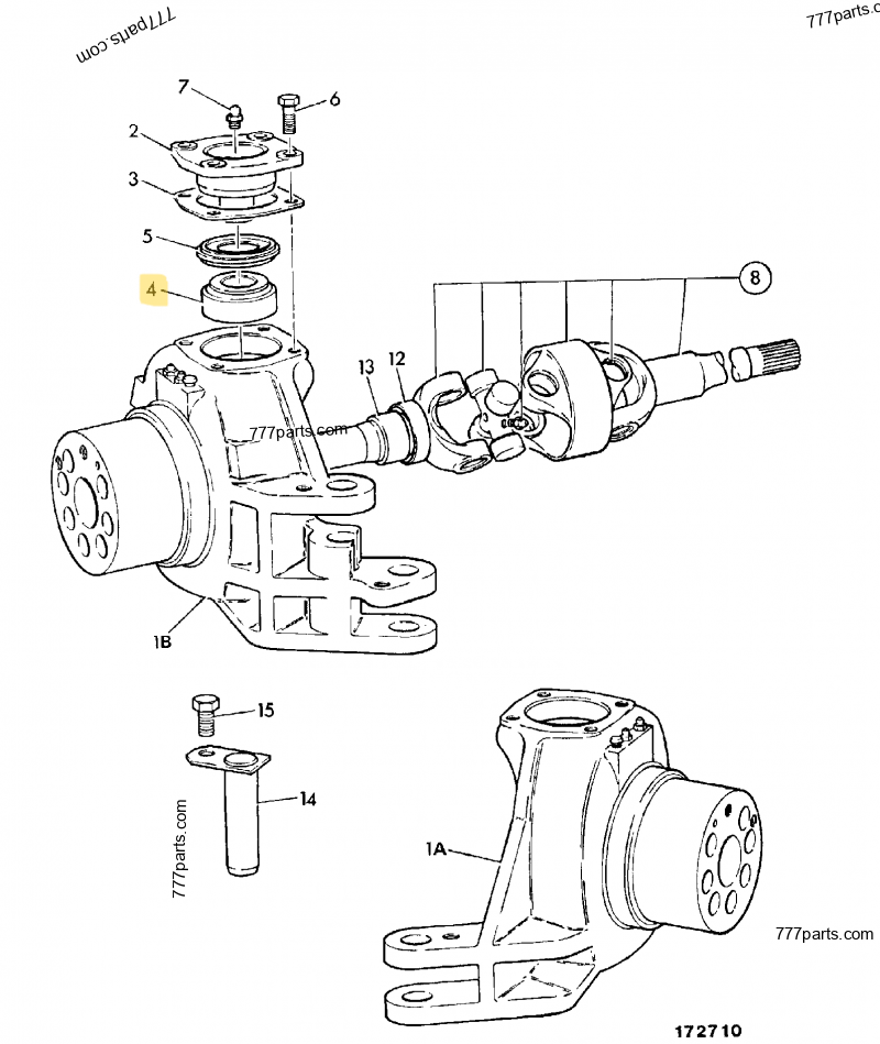 [CP-00496] Roulement compatible pour JCB