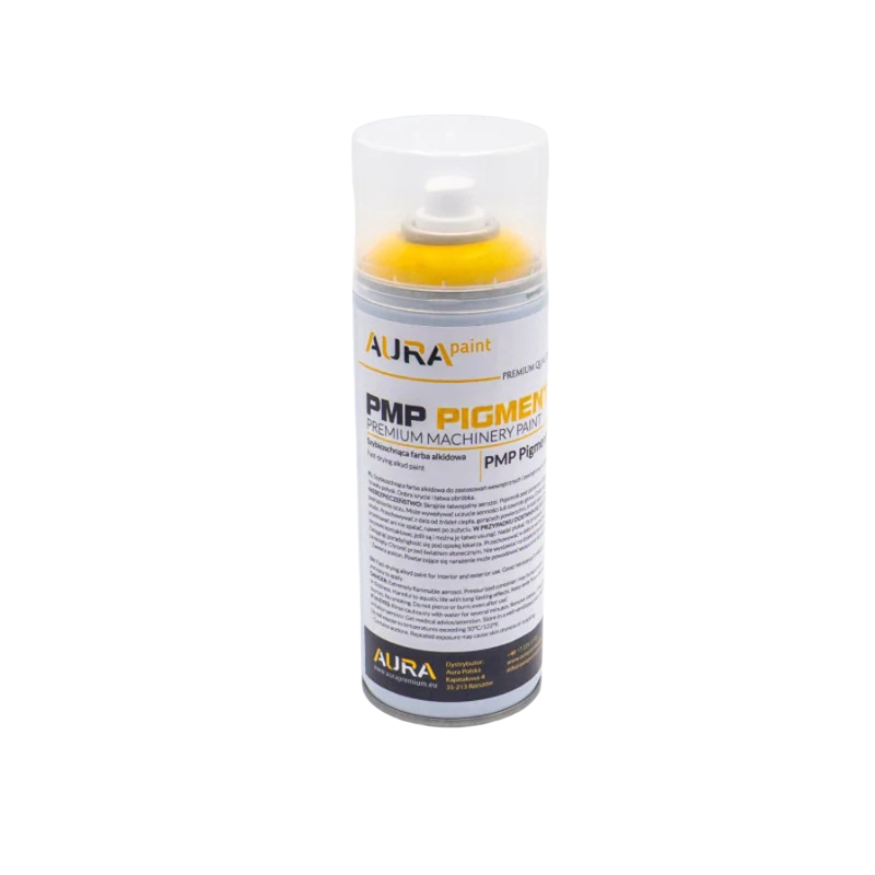 [CP-00835] Bombe aerosol peinture jaune compatible pour JCB