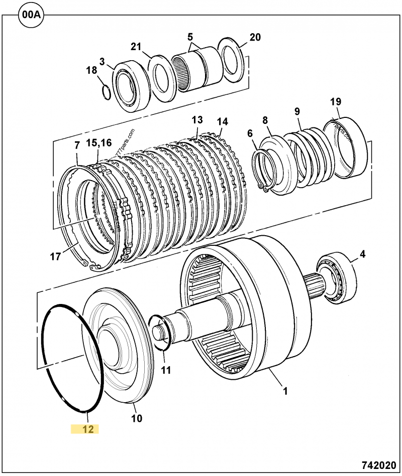 [CP-00848] Joint torique compatible pour JCB